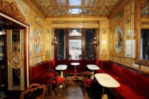 Interior of the café Florian, Venice