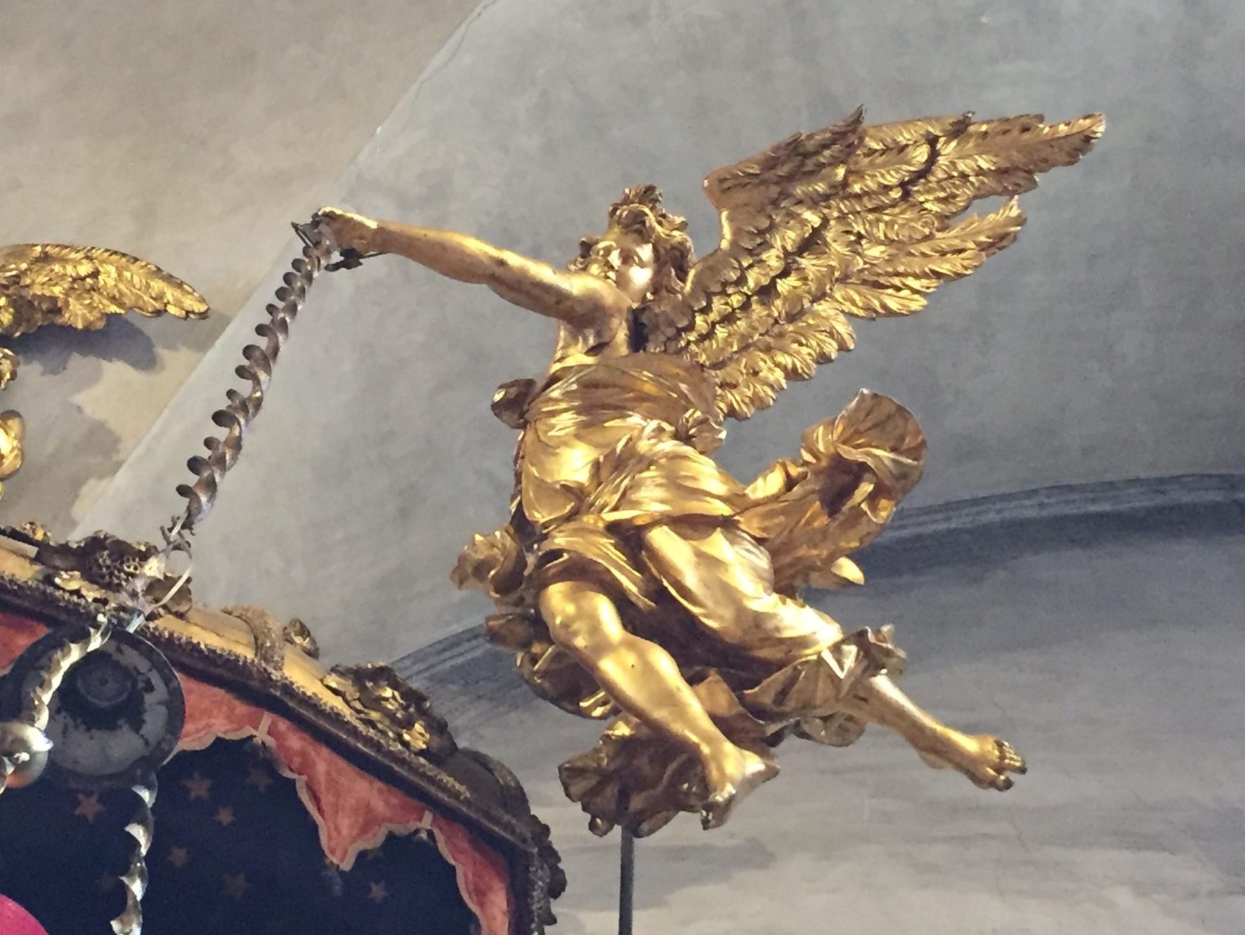 angel by Brustolon in the Frari Church 