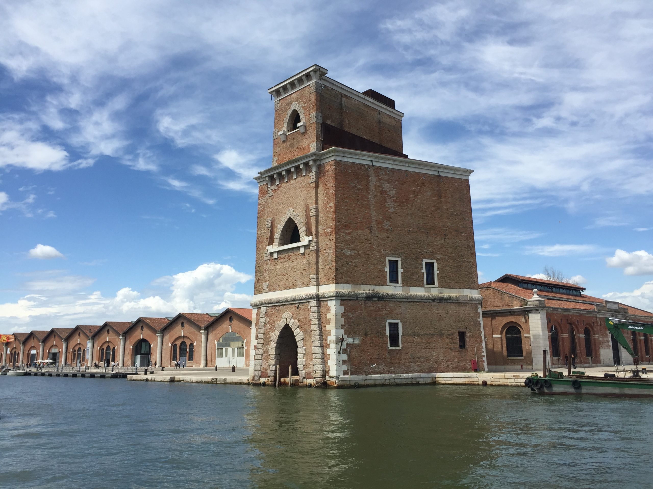 The tower by the new access of the Arsenale of Venice