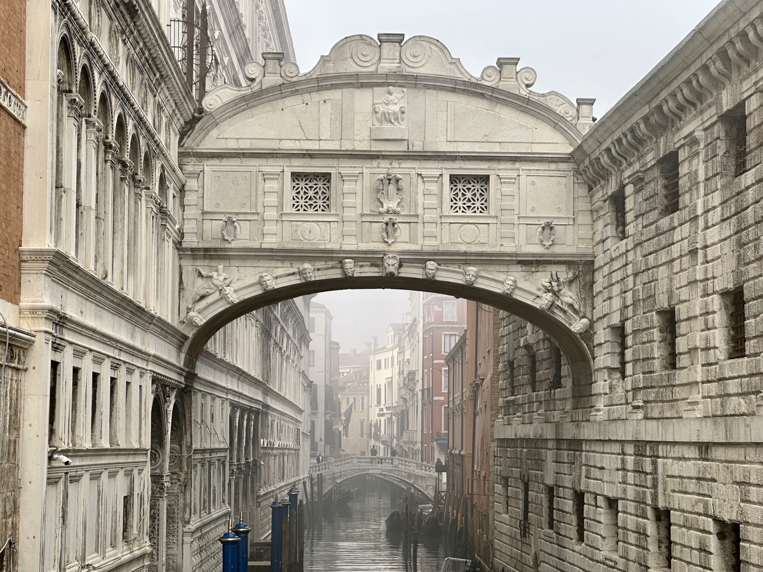 View of the Bridge of Sighs in Venice