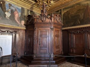 the sala della Bussola in the Doge's Palace